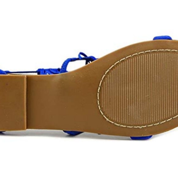 *SALE* Steve Madden Favorite Blue Gladiator Sandal, 7.5M--1NBL/9989 - Picture 4 of 5